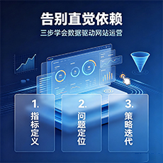 佛山建站-告别直觉依赖：三步学会数据驱动网站运营