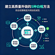 佛山建站-建立高质量外链的5种白帽方法